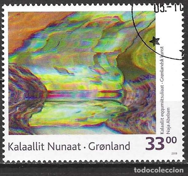 Sellos: Groenlandia 2009 - Mi 539 - YT 518 - Pintura de Aka Hoegh