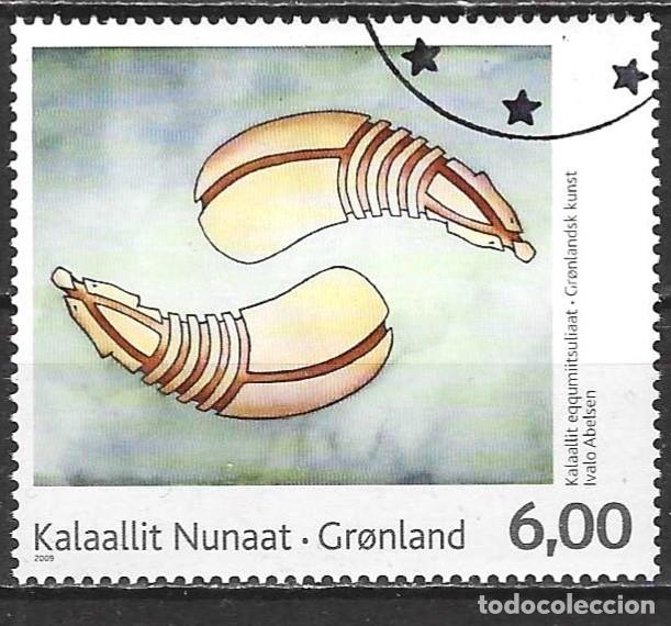 Sellos: Groenlandia 2008 - Mi 537 - YT 516 - Pintura de Ivalo Abelsen