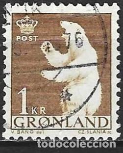 Sellos: Groenlandia 1963 - Mi 58 - YT 49 - Fauna : Oso Polar