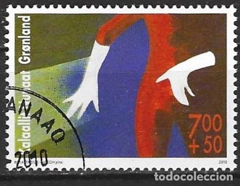 Sellos: Groenlandia 2010 - Mi 558 - YT 537 - A beneficio del teatro Siliamiut