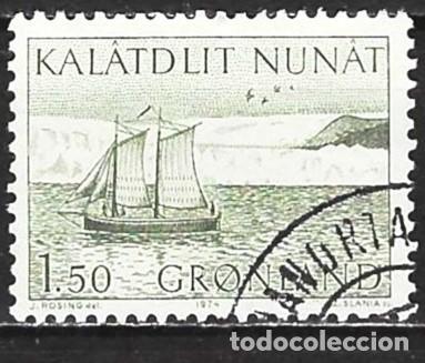 Sellos: Groenlandia 1974 - Mi 87 - YT 75 - Transporte mar&iacute;timo postal