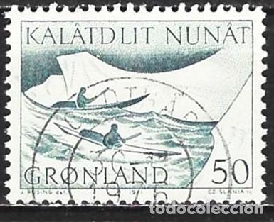 Sellos: Groenlandia 1971 - Mi 79 - YT 66 - Transporte mar&iacute;timo postal