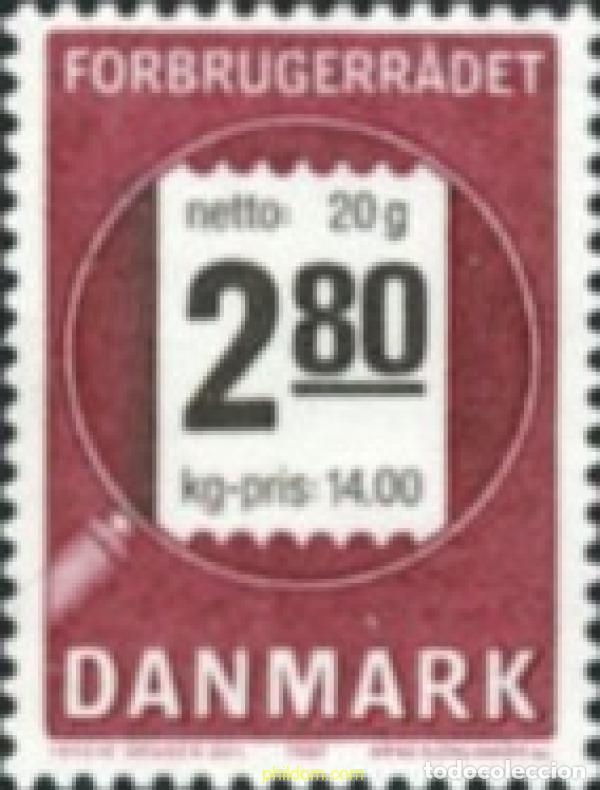 Sellos: 144367 MNH DINAMARCA 1987 40 ANIVERSARIO DEL CONSEJO NACIONAL DE LOS CONSUMIDORES