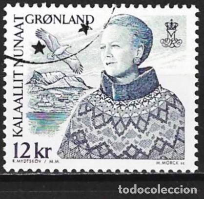 Sellos: Groenlandia 2001 - Mi 370 - YT 349 - Reina Margrethe II