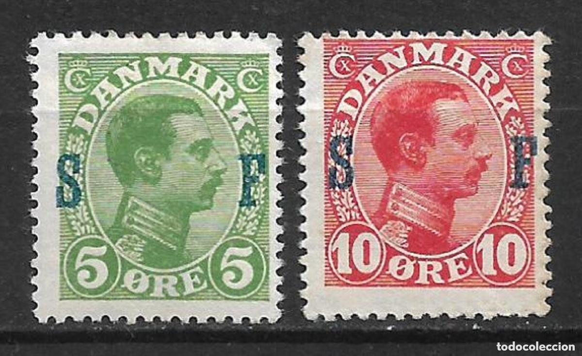 Sellos: dinamarca 1917 scott M1/M2 * mh 31&euro; - 18/17