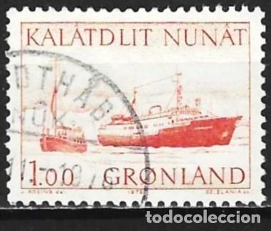 Sellos: Groenlandia 1976 - Mi 99 - YT 87 - El barco Kunuguak