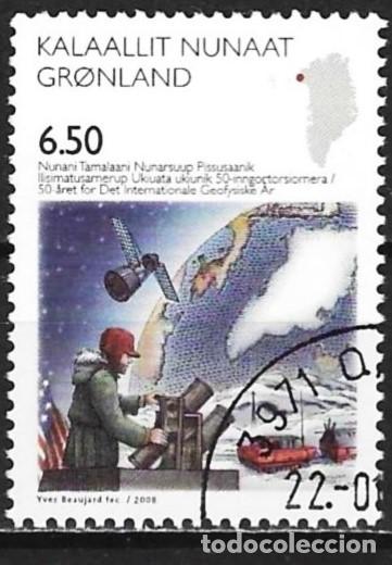 Sellos: Groenlandia 2008 - Mi 516 - YT 495 - A&ntilde;o geof&iacute;sico