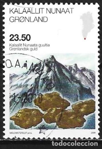 Sellos: Groenlandia 2009 - Mi 544 - YT 525 - La mina de oro de Nalunaq