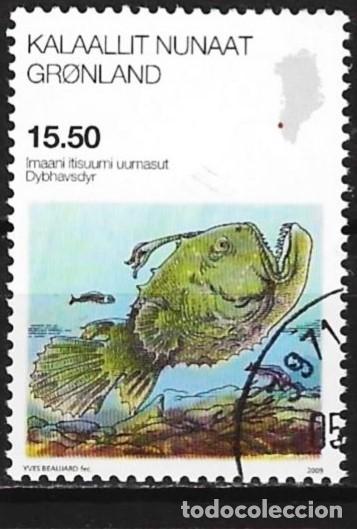 Sellos: Groenlandia 2009 - Mi 543 - YT 524 - Pez : Rape abisal
