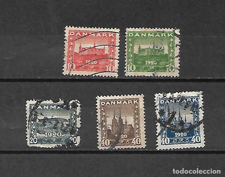 Sellos: Monumentos: castillos y catedrales de Dinamarca . sellos a&ntilde;os 1920/21 Yvert 22,- &euro;