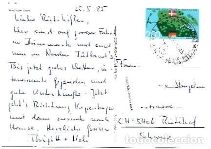 Sellos: Dinamarca y Marcofilia, Puerto de Hanstholm, R&uuml;tihof Suisse 1985 (7799)