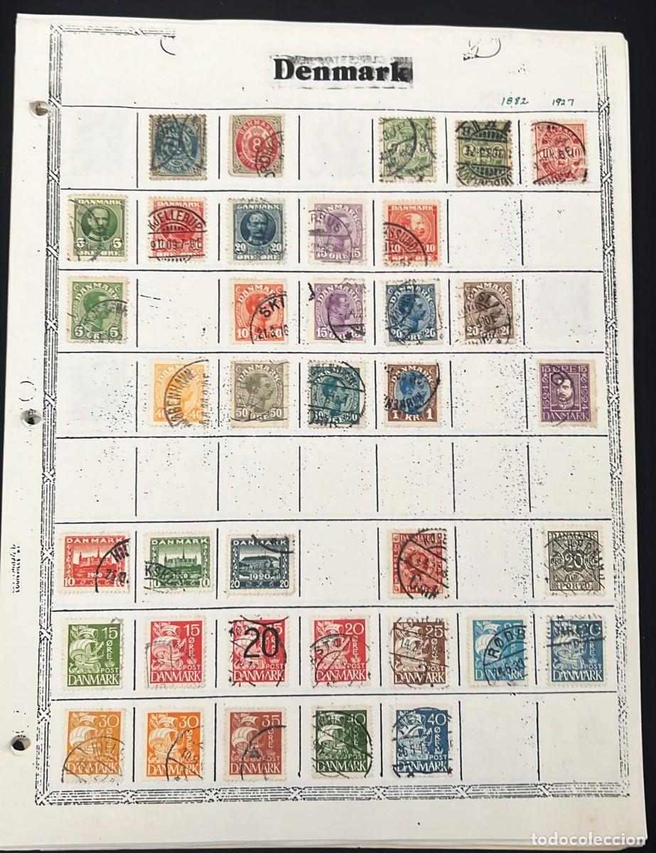 Sellos: Dinamarca, 1882-1889 Colecci&oacute;n de sellos y series completas
