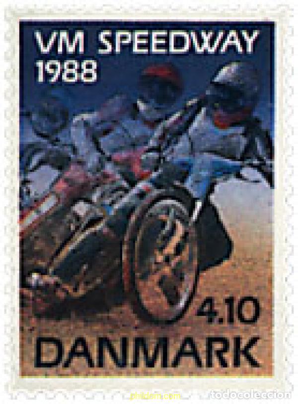 Sellos: 96257 MNH DINAMARCA 1988 CAMPEONATOS DEL MUNDO DE MOTOCICLISMO