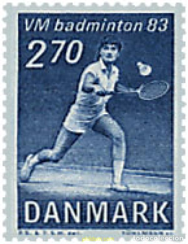 Sellos: 96168 MNH DINAMARCA 1983 CAMPEONATOS DEL MUNDO DE BADMINTON
