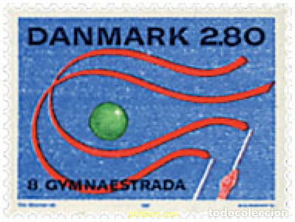 Sellos: 96245 MNH DINAMARCA 1987 8 ENCUENTROS DE GIMNASIA EN HERNING
