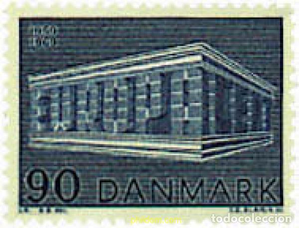 Sellos: 95997 MNH DINAMARCA 1969 EUROPA CEPT. 10 ANIVERSARIO DE LA CEPT
