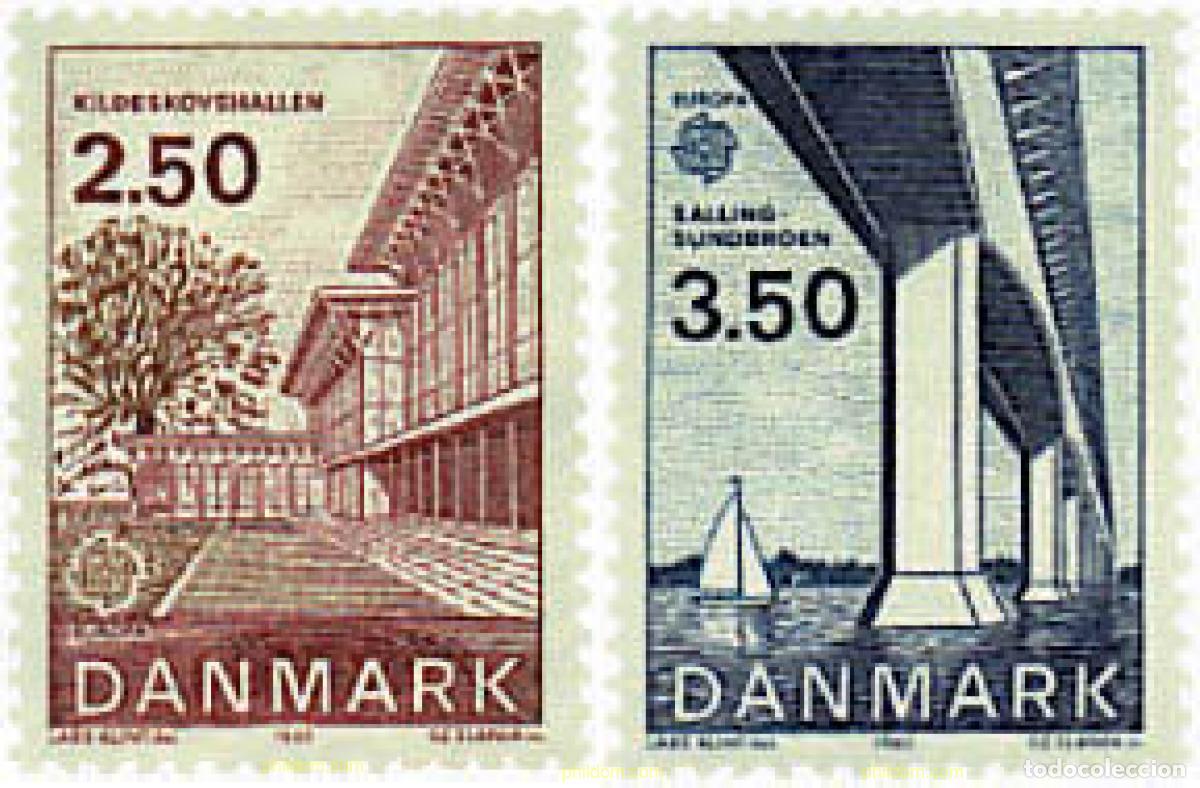 Sellos: 96169 MNH DINAMARCA 1983 EUROPA CEPT. GRANDES OBRAS DE LA HUMANIDAD