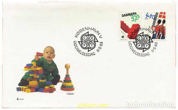 Sellos: 24182 MNH DINAMARCA 1989 EUROPA CEPT. JUEGOS INFANTILES