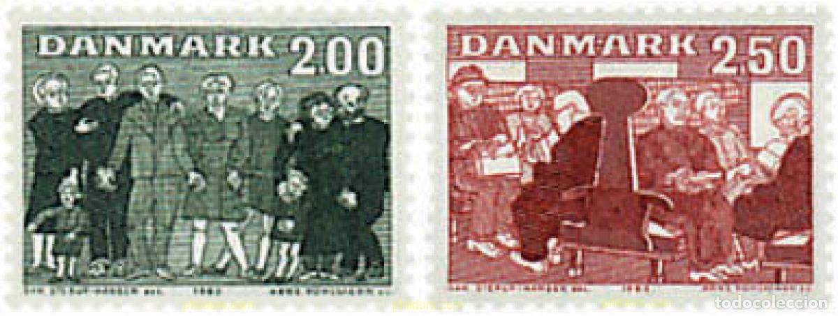 Sellos: 96172 MNH DINAMARCA 1983 A&Ntilde;O DE LAS PERSONAS MAYORES