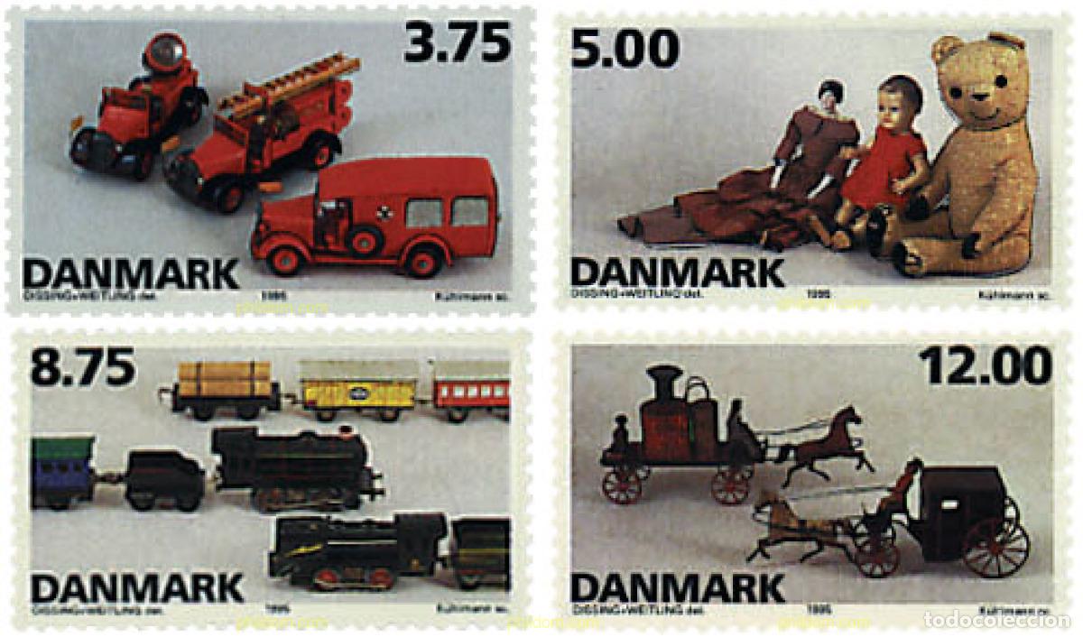 Sellos: 96462 MNH DINAMARCA 1995 JUGUETES DANESES
