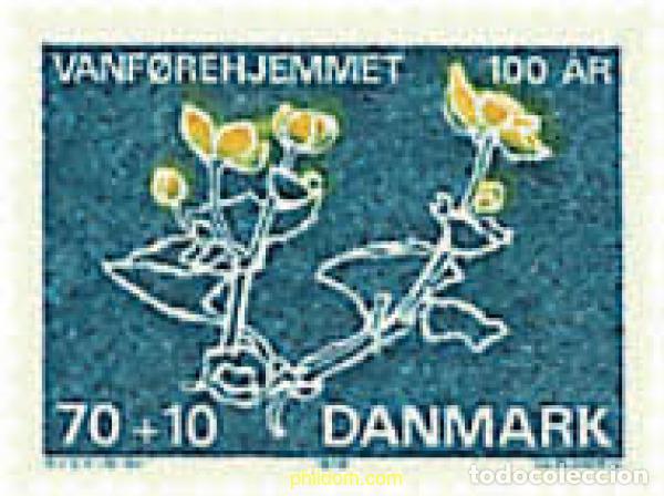 Sellos: 96016 MNH DINAMARCA 1972 CENTENARIO DE LA FUNDACION PRO DISCAPACITADOS