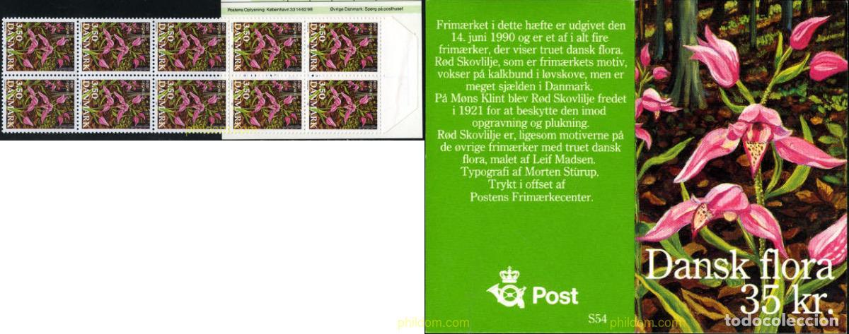 Sellos: 1964 MNH DINAMARCA 1990 FLORA EN PELIGRO DE EXTINCION