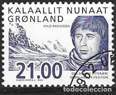 Sellos: Groenlandia 2003 - Mi 397 - YT 376 - Knud Rasmussen
