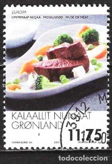 Sellos: Groenlandia 2005 - Mi 440 - YT 416 - Europa CEPT : Gastronomia