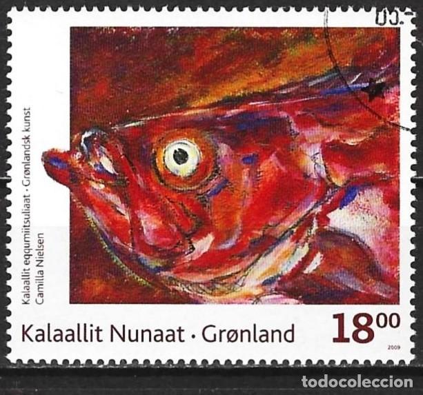 Sellos: Groenlandia 2009 - Mi 538 - YT 517 - Pintura de Camilla Nielsen