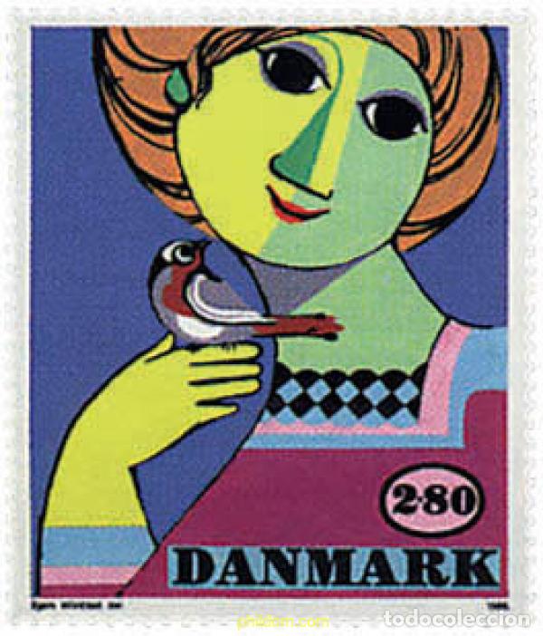 Sellos: 96219 MNH DINAMARCA 1986 ARTE MODERNO