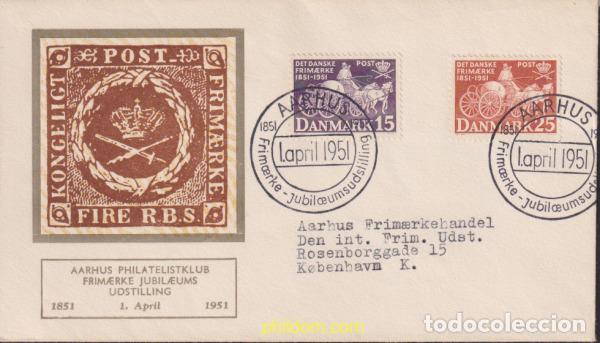 Sellos: 402273 MNH DINAMARCA 1951 CENTENARIO DEL SELLO