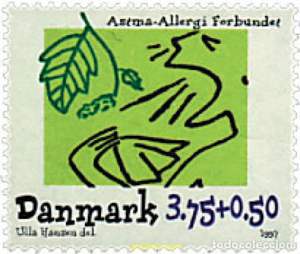 Selos: 96502 MNH DINAMARCA 1997 PRO ASOCIACION DE LOS ASMATICOS