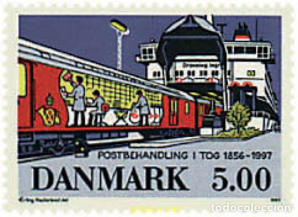 Sellos: 96504 MNH DINAMARCA 1997 SUPRESION DEL SERVICIO POSTAL EN LOS TRENES