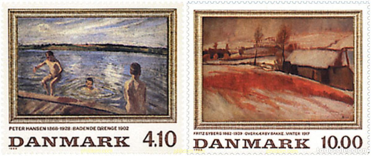 Sellos: 96258 MNH DINAMARCA 1988 ARTE
