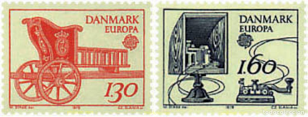 Sellos: 96512 MNH DINAMARCA 1979 EUROPA CEPT. COMUNICACIONES