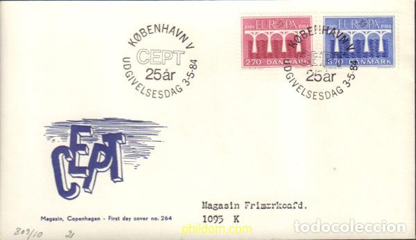 Sellos: 595796 MNH DINAMARCA 1984 EUROPA CEPT. 25 ANIVERSARIO DE LA CEPT