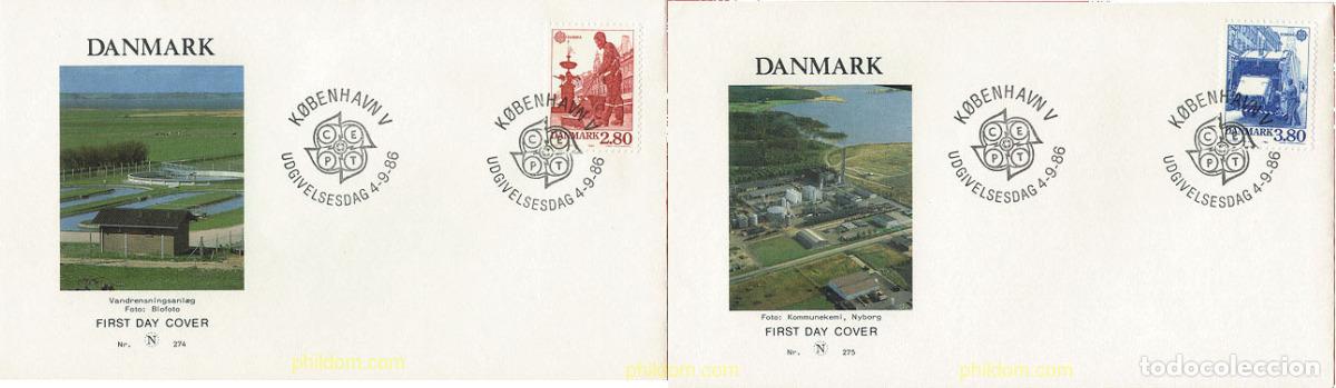 Stamps: 24080 MNH DINAMARCA 1986 EUROPA CEPT. PATRIMONIO ARTISTICO Y NATURAL