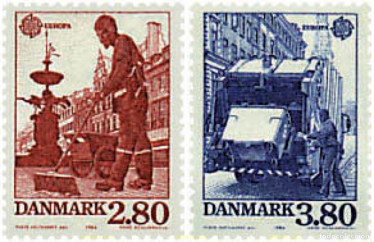 Stamps: 96228 MNH DINAMARCA 1986 EUROPA CEPT. PATRIMONIO ARTISTICO Y NATURAL
