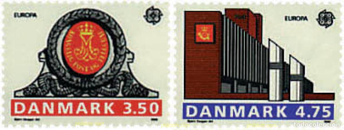 Sellos: 96320 MNH DINAMARCA 1990 EUROPA CEPT. OFICINAS POSTALES
