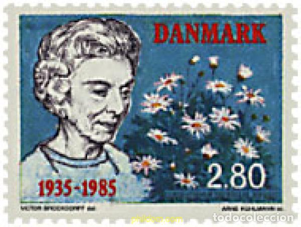Sellos: 96201 MNH DINAMARCA 1985 50 ANIVERSARIO DE LA LLEGADA DE LA REINA INGRID A DINAMARCA