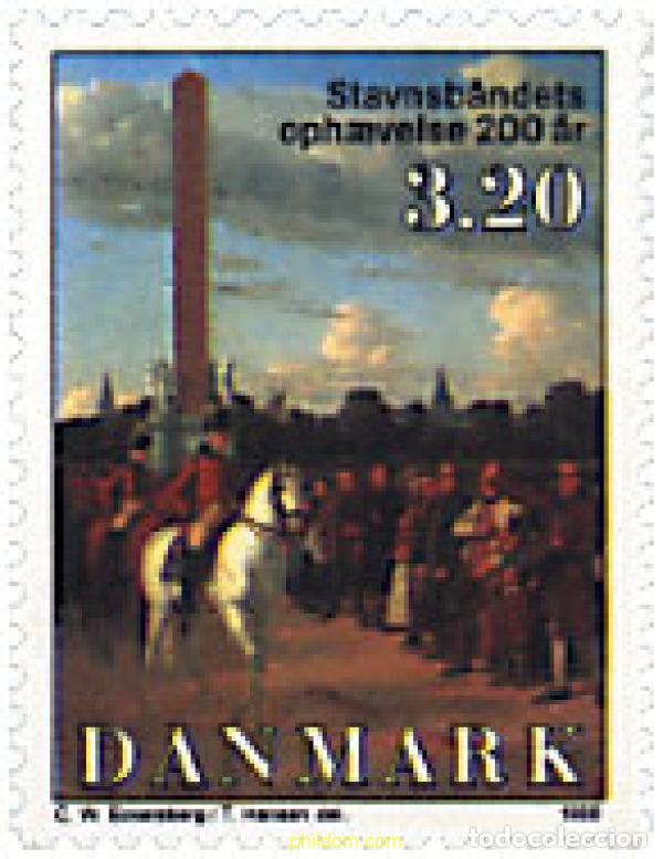 Sellos: 96256 MNH DINAMARCA 1988 CENTENARIO DE LA ABOLICION DE LA SERVIDUMBRE