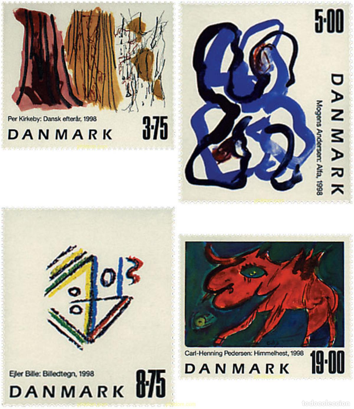 Sellos: 51505 MNH DINAMARCA 1998 ARTE