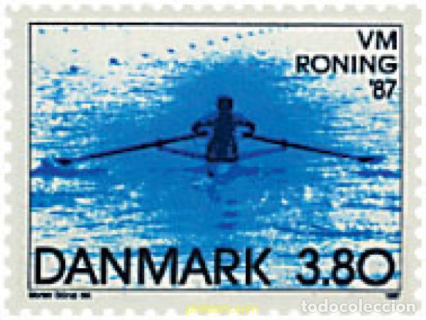 Sellos: 96247 MNH DINAMARCA 1987 CAMPEONATO DEL MUNDO DE REMO