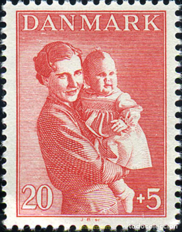 Sellos: 143194 MNH DINAMARCA 1943 PRO INFANCIA