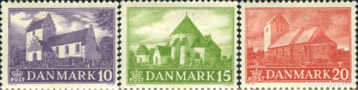 Sellos: 143200 MNH DINAMARCA 1944 IGLESIAS