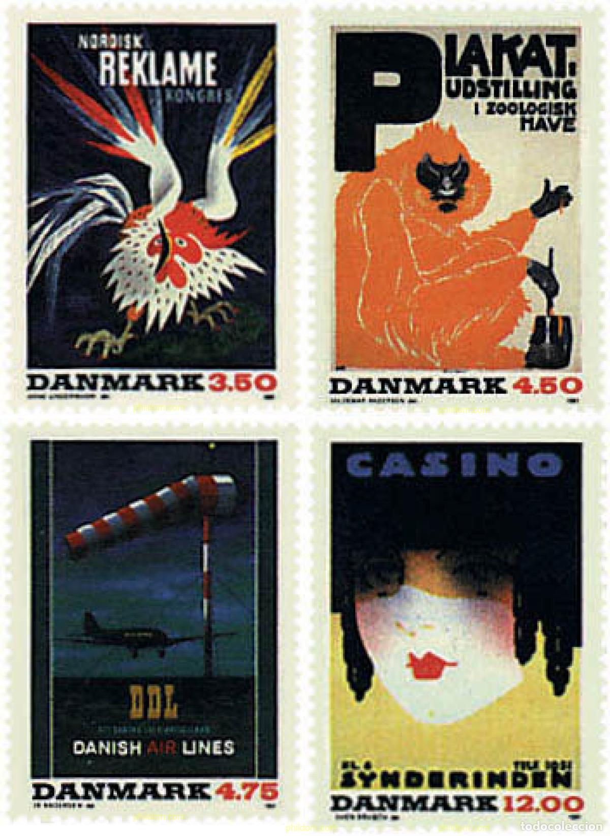 Sellos: 96356 MNH DINAMARCA 1991 POSTERS ANTIGUOS