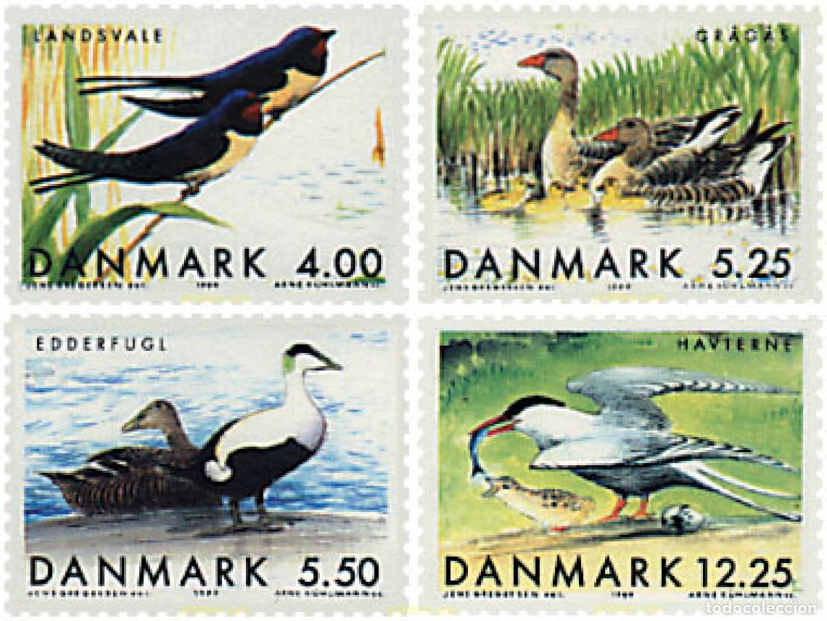 Sellos: 51500 MNH DINAMARCA 1999 AVES