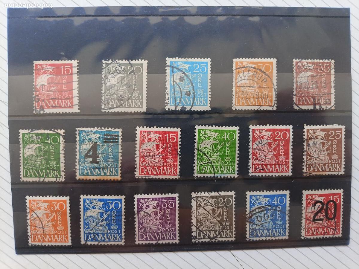 Sellos: Dinamarca. Lote de sellos