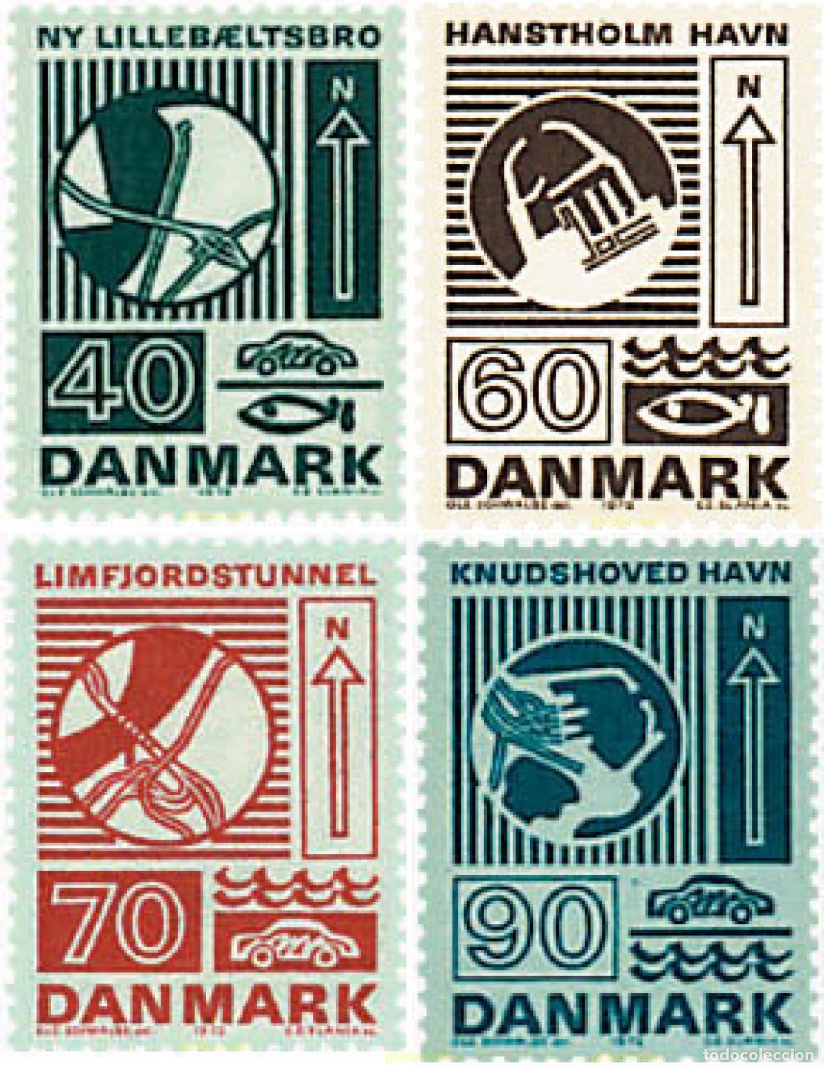 Sellos: 96017 MNH DINAMARCA 1972 CONSTRUCCIONES