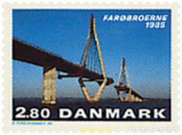 Sellos: 96202 MNH DINAMARCA 1985 INAUGURACION DEL PUENTE DE FARO